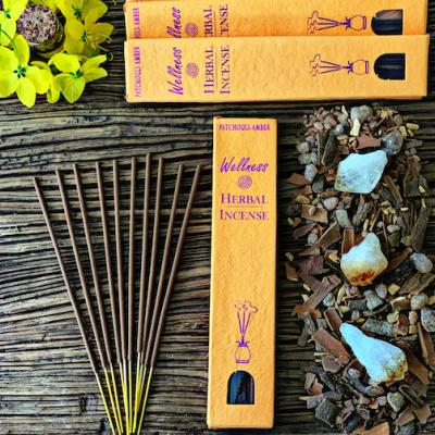 Patchouli-Amber Herbal Incense x 1 Pack (10gm) 